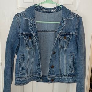 Distressed American eagle jean jacket